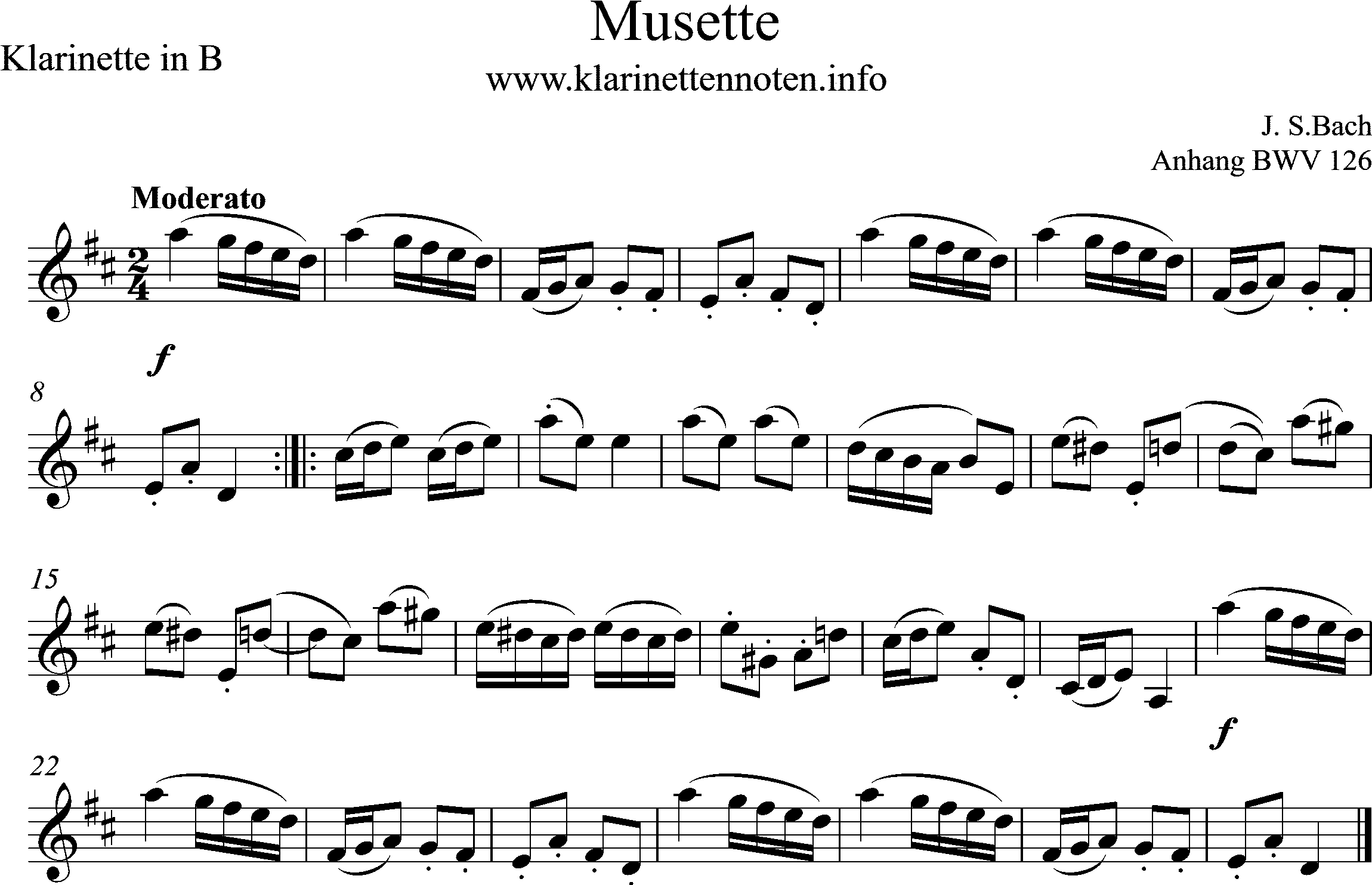 musette Notenbüchlein Noten